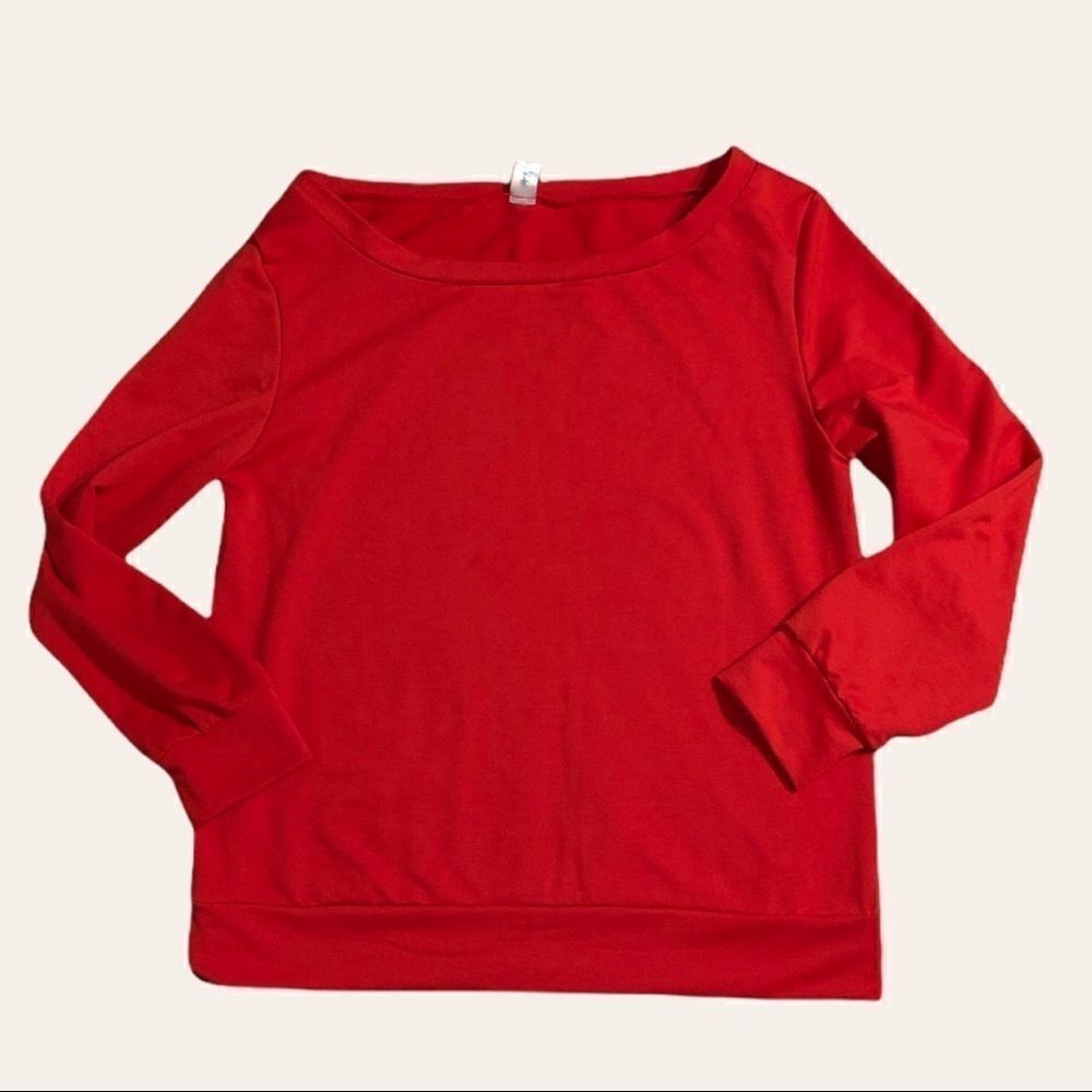 Shirley & Stone Red Sweatshirt.
